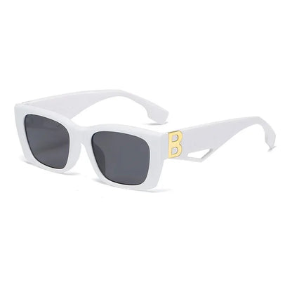2025 New Fashion Square Sunglasses Women Personality B Word Trend Sunglasses Ins Sunglasses Ladies Gafas De Sol Mujer